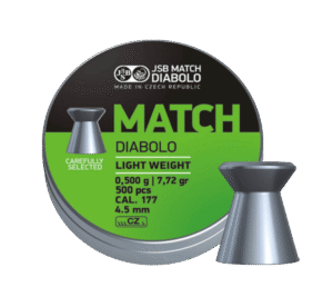 Pellets JSB MATCH DIABOLO Light Weight, 4.49mm, (0,475gr
