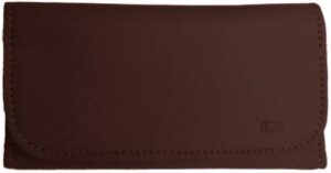 0702-BR Leather tobacco pouch