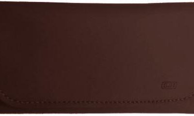 0702-BR Leather tobacco pouch