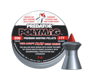 Pellets JSB POLYMAG-PREDATOR 4,5mm (.177cal) / 200pcs