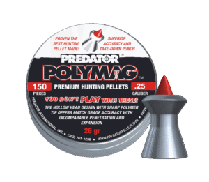 Pellets JSB POLYMAG-PREDATOR 6,35mm (.25cal) / 150pcs