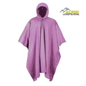 PVC Rain Poncho Alpin 203*127cm 0.10mm Ροζ