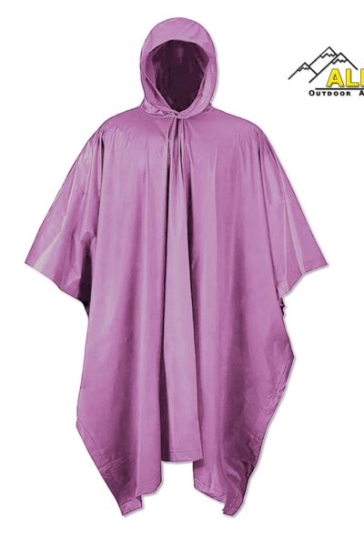 PVC Rain Poncho Alpin 203*127cm 0.10mm Ροζ