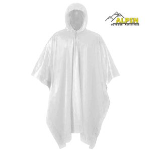 PVC Rain Poncho Alpin 203*137cm 0.10mm Διαφανες