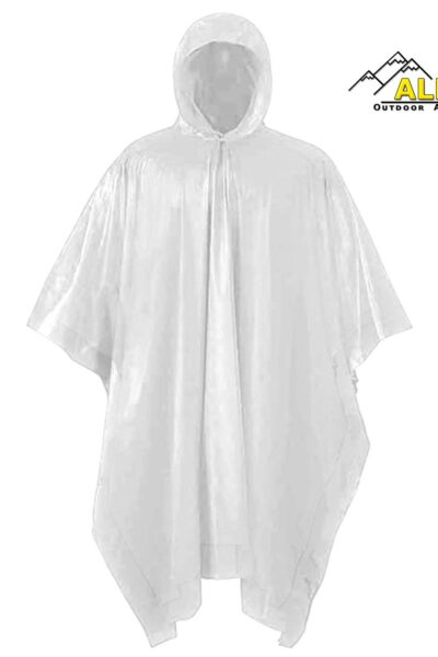 PVC Rain Poncho Alpin 203*137cm 0.10mm Διαφανες