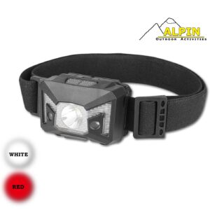 Φακος κεφαλης 220Lm Sensor+Ενταση Μπαταρίας(AAA)