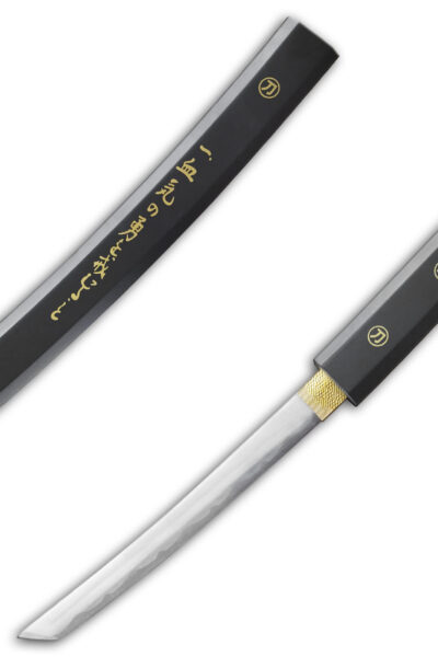 Διακοσμητικό Wakizashi σε Μαύρο χρώμα Σκαλιστό