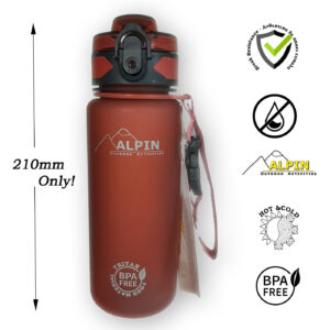 Καινούργιας σχεδίασης Παγούρι 500ml v2 Alpin Outdoor Compact-Red