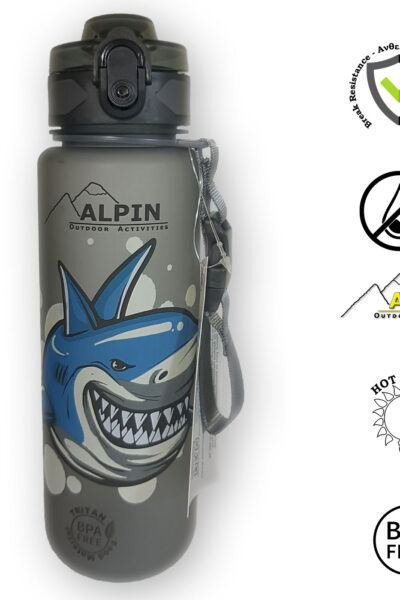 Παγούρι 630ml v2 Alpin Outdoor kids Light - Tritan - Shark