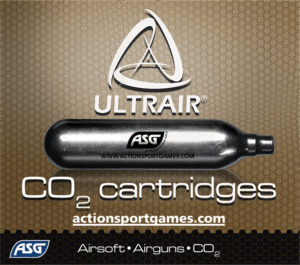ΑΜΠΟΥΛΑ CO2, 12gr, ASG, Συσκευασία 5Τεμ.