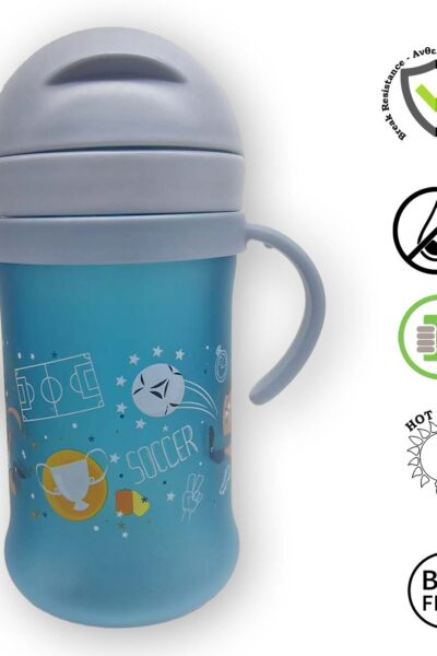 Παγούρι 450ml Alpin kids 2 NoSpill με καλαμακι - Football