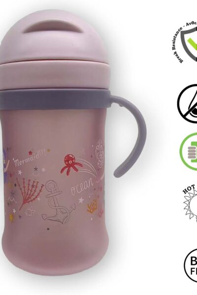 Παγούρι 450ml Alpin kids 2 NoSpill με καλαμακι - Γοργονα