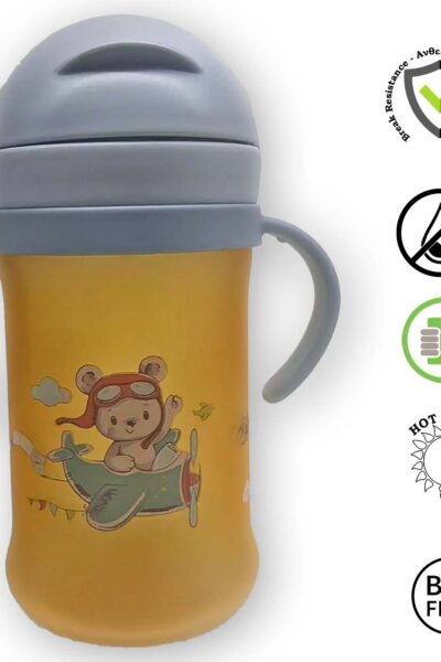 Παγούρι 450ml Alpin kids 2 NoSpill με καλαμακι - Plane
