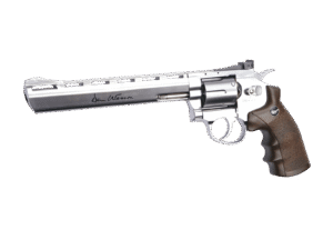 ΑΕΡΟΒΟΛΟ ASG Dan Wesson 8" silver, καφέ λαβές
