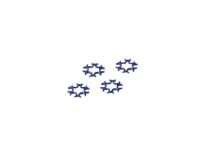 Moon Clip, 6 & 4.5mm, DW 1Gen 4pcs, blue