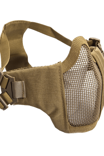 ΜΑΣΚΑ SOFT, Mesh Mask,ckeek pad, metal, lower half, ΤΑΝ