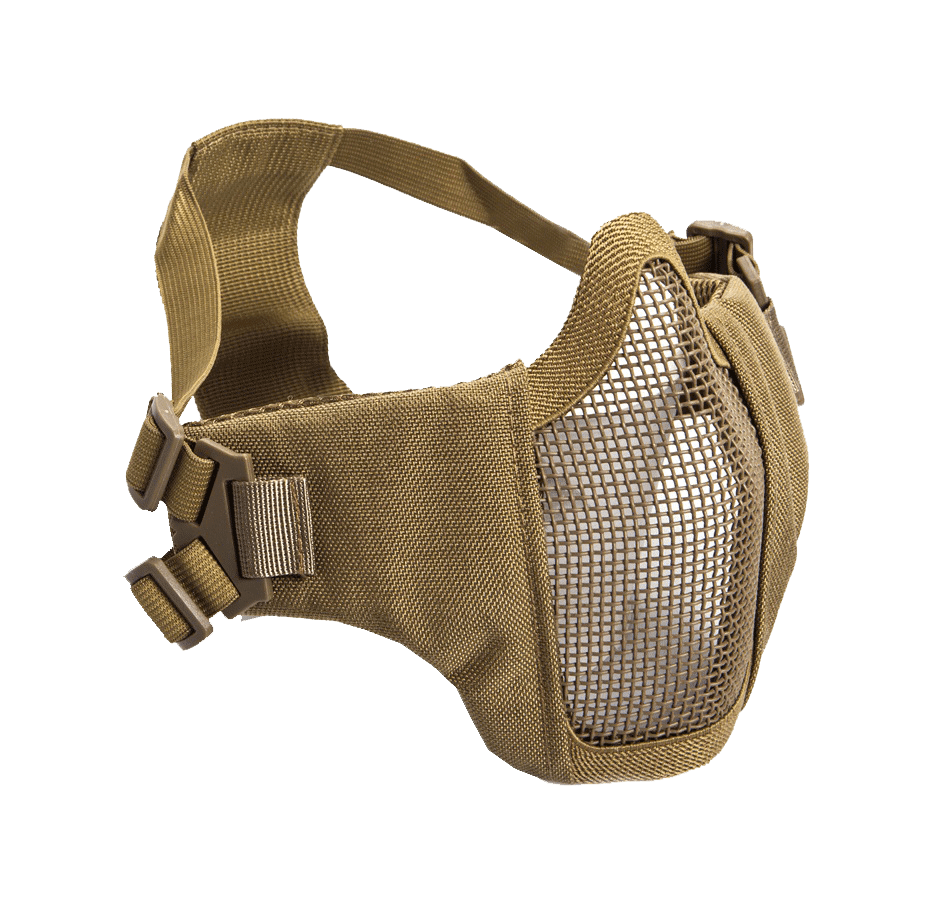 ΜΑΣΚΑ SOFT, Mesh Mask,ckeek pad, metal, lower half, ΤΑΝ