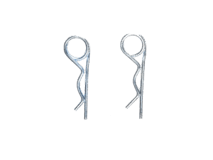 Grenade pins 2pcs