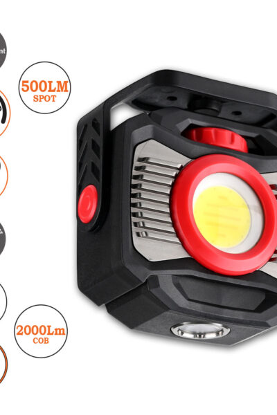 Διπλος Φακος Εργασιας Worker8000+ 2000Lm - PowerBank Alpin