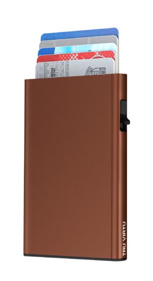 ΘΗΚΗ ΚΑΡΤΩΝ TRU VIRTU CLICK &SLIDE BROWN