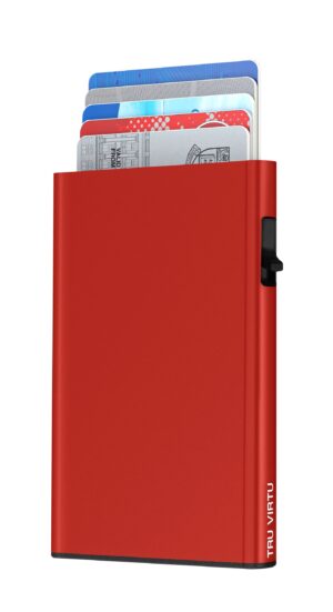 ΘΗΚΗ ΚΑΡΤΩΝ TRU VIRTU CLICK & SLIDE RED