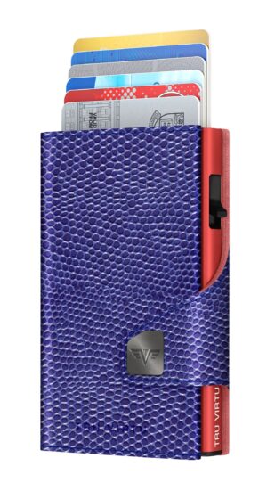 ΠΟΡΤΟΦΟΛΙ TRU VIRTU CLICK & SLIDE IGUANA GLOSSY VIOLET