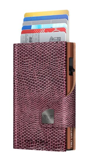 ΠΟΡΤΟΦΟΛΙ TRU VIRTU CLICK & SLIDE IGUANA GLOSSY BLACKBERRY