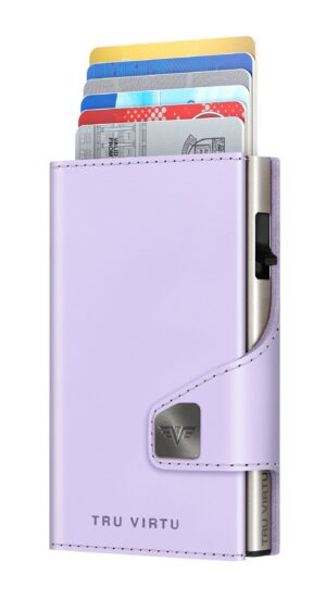 ΠΟΡΤΟΦΟΛΙ TRU VIRTU CLICK & SLIDE LILAC MATT