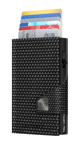 ΠΟΡΤΟΦΟΛΙ TRU VIRTU CLICK & SLIDE DIAGONAL CARBON BLACK