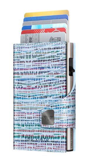 ΠΟΡΤΟΦΟΛΙ TRU VIRTU CLICK & SLIDE BAMBOO BLUE/SILVER