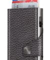 ΠΟΡΤΟΦΟΛΙ TRU VIRTU CLICK & SLIDE PEBBLE BROWN/ SILVER