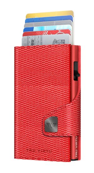 ΠΟΡΤΟΦΟΛΙ TRU VIRTU CLICK & SLIDE RHOMBUS CORAL/RED
