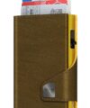 ΠΟΡΤΟΦΟΛΙ TRU VIRTU CLICK & SLIDE CARAMBA MOSSGREEN-YELLOW/GOLD
