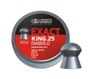 Pellets JSB EXACT KING 6.35mm / 350pcs, (1,645gr / 25.4grains)