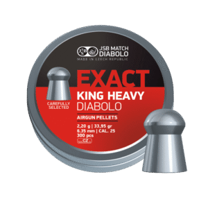 Pellets JSB EXACT KING Heavy 6,35mm 2,2g/33,95gr