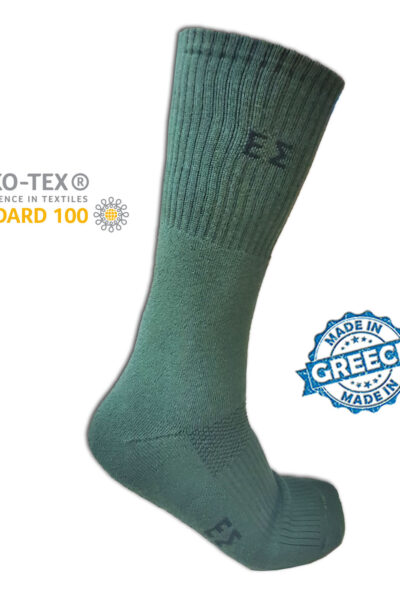 Καλτσες Βαμβακι με 3 ζωνες συσφιξης 3 ζευγη Στρατου 38-41