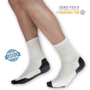 Καλτσες MerinoWool Trekking Light Ασπρο - Ελληνικό Προϊόν L