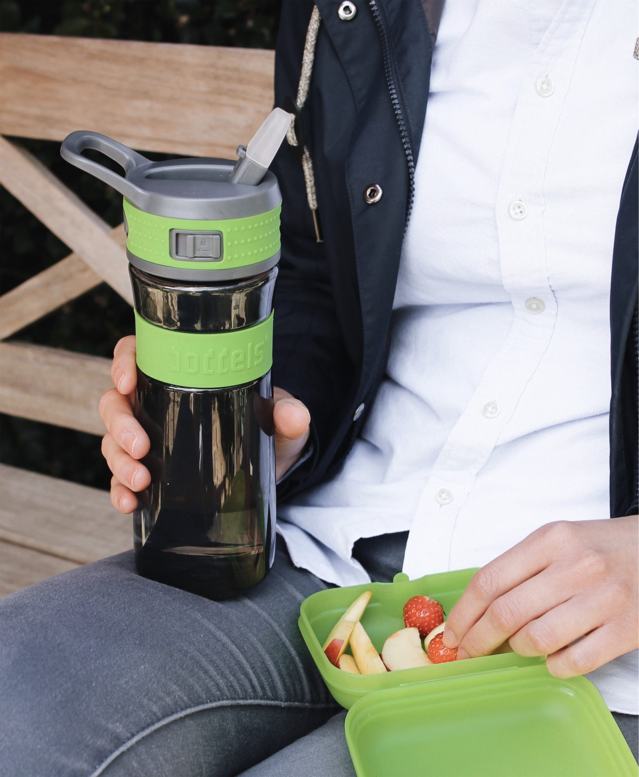 ΠΑΓΟΥΡΙ BODDELS 600ML EEN APPLE GREEN/GREY – πρόσθετη εικόνα 2