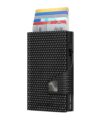 ΠΟΡΤΟΦΟΛΙ TRU VIRTU CLICK & SLIDE COIN POCKET DIAGONAL CARBON