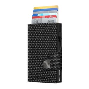 ΠΟΡΤΟΦΟΛΙ TRU VIRTU CLICK & SLIDE COIN POCKET DIAGONAL CARBON