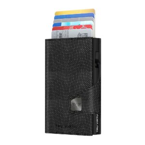 ΠΟΡΤΟΦΟΛΙ TRU VIRTU CLICK & SLIDE COIN POCKET LIZZZARD BLACK