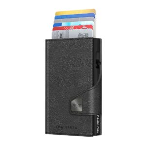 ΠΟΡΤΟΦΟΛΙ TRU VIRTU CLICK & SLIDE COIN POCKET NAPPA BLACK