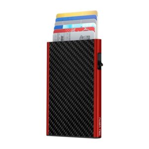 ΘΗΚΗ ΚΑΡΤΩΝ TRU VIRTU CLICK & SLIDE CARBON FIBRE RED