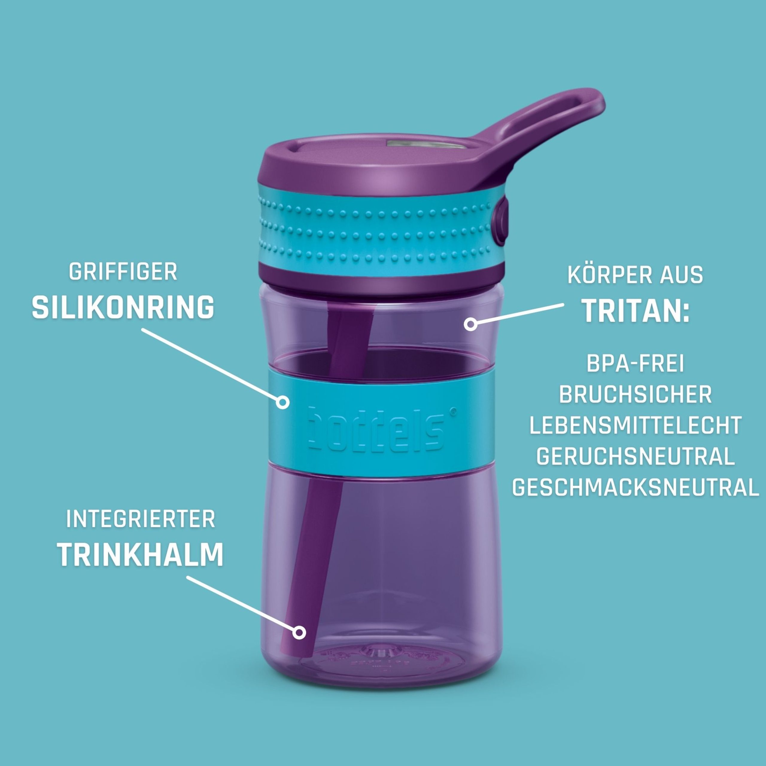 ΠΑΓΟΥΡΙ BODDELS 400ML EEN TURQU. BLUE/ PURPLE – πρόσθετη εικόνα 3