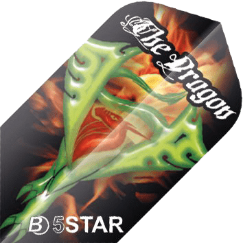 ΦΤΕΡΑ BULL'S DART, 5-Star Flights, Slim, Dragon