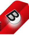 ΦΤΕΡΑ BULL'S DART, 5-Star Flights, Slim, Red