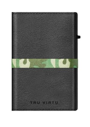 ΠΟΡΤΟΦΟΛΙ TRU VIRTU CLICK & SLIDE STRAP CROSS NAPPA BLACK