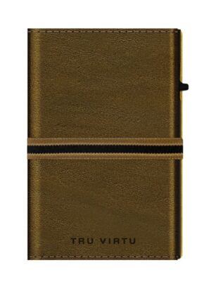 ΠΟΡΤΟΦΟΛΙ TRU VIRTU CLICK & SLIDE CROSS STRAP CARAMBA MOSSGREEN
