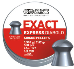 Pellets JSB EXACT 4.52mm / 500, EXPRESS, (0,510gr / 7,87g) – πρόσθετη εικόνα 1