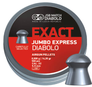 Pellets JSB EXACT JUMBO 5.52mm / 500, EXPRESS, (0.93gr / 14.35g) – πρόσθετη εικόνα 1